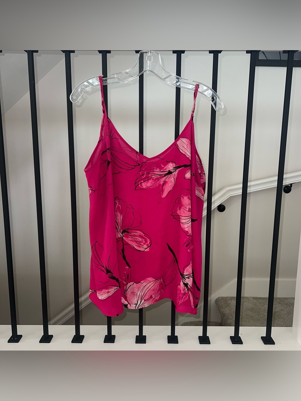 Apt. 9 floral Pink Floral Slip Tank Top